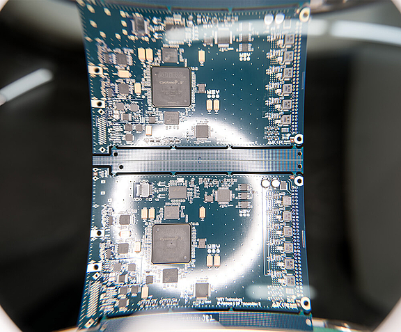  Close up of printed circuit boards