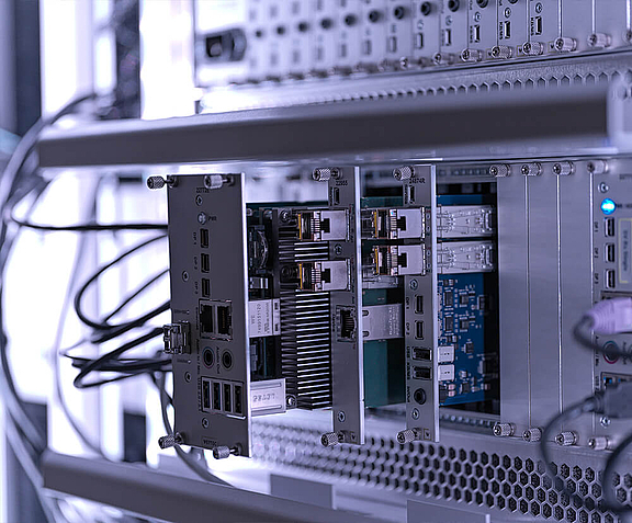 Closeup von KVM-Integrators